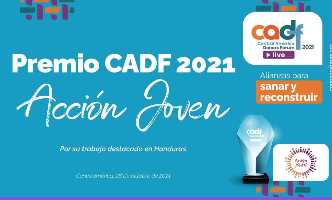 Premio CADF dan a Acción Joven Honduras