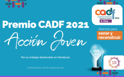 Premio CADF dan a Acción Joven Honduras